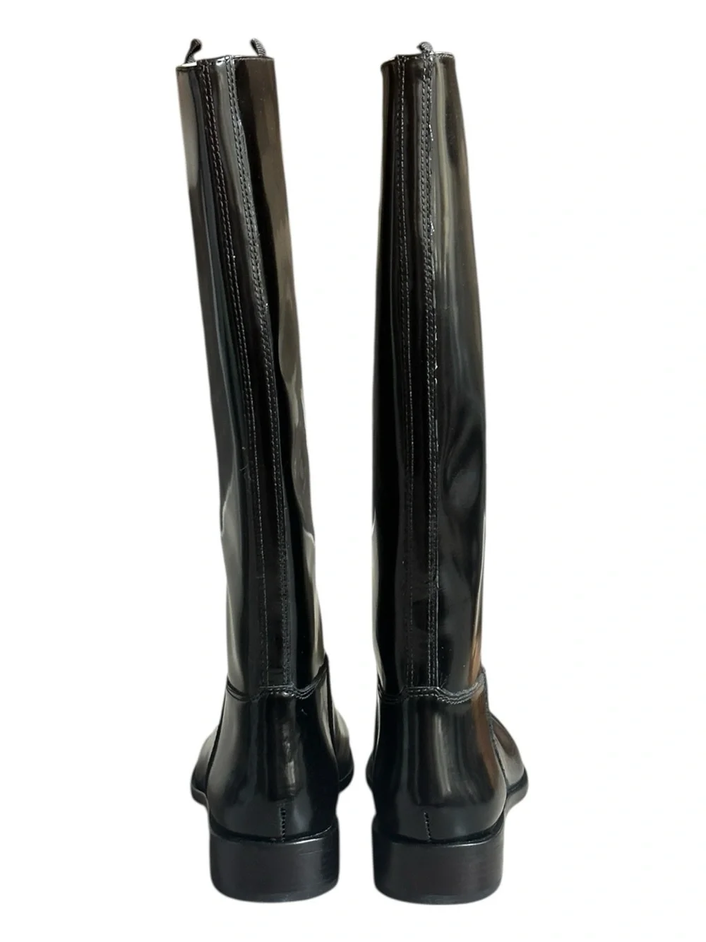 Anthropologie Giselle Black Leather Knee High Boots EU36 US6 NIB